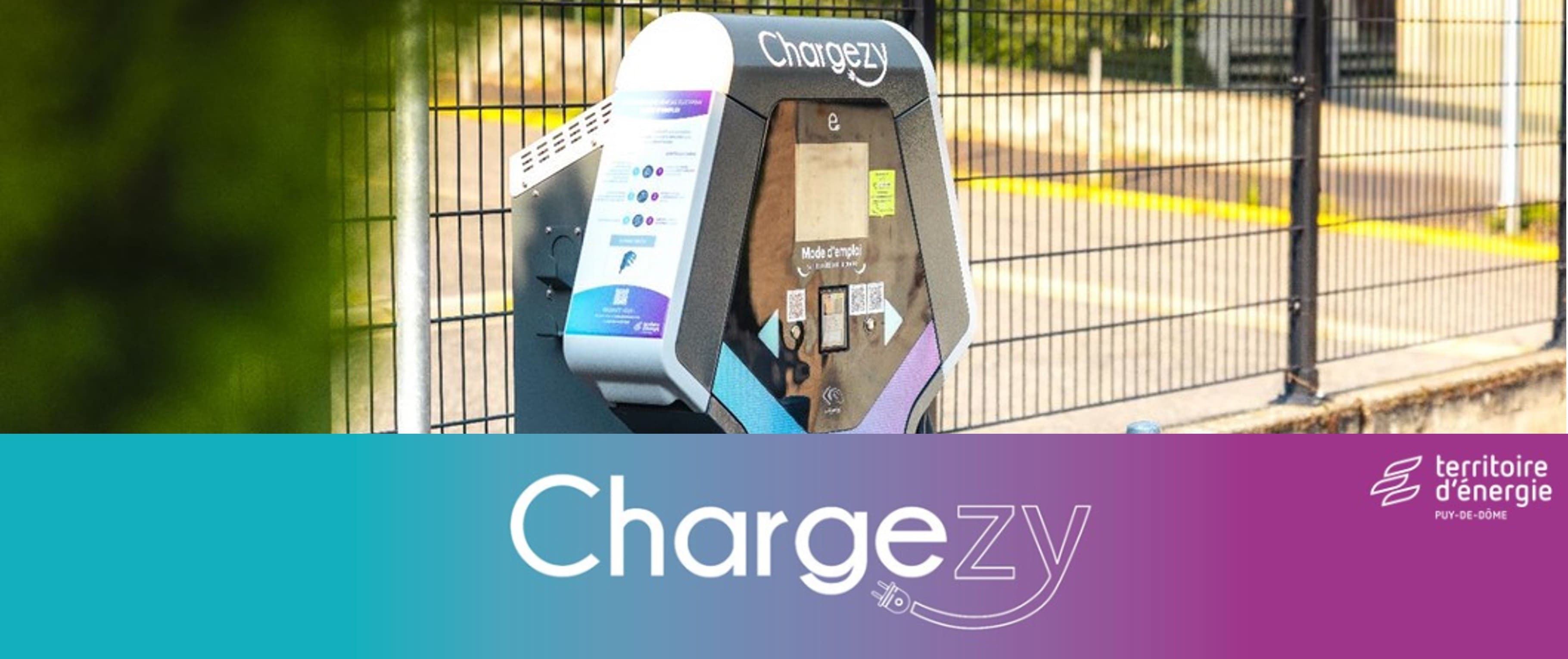 Chargezy - Nouvelle identité pour le réseau du Puy-de-Dôme